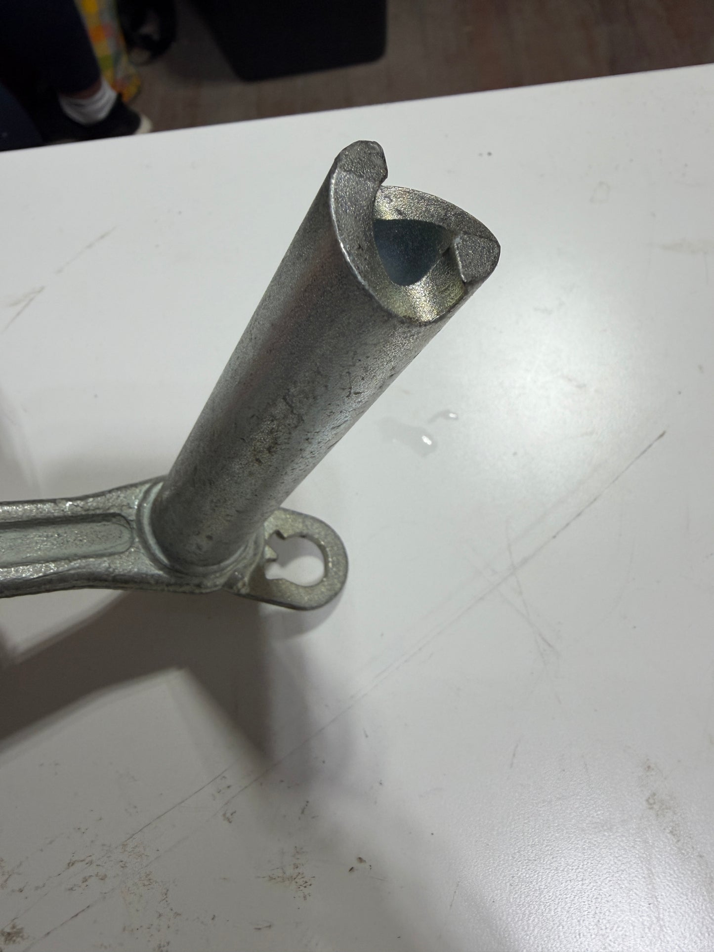 Galvanized Engine Crank - 1" Shaft