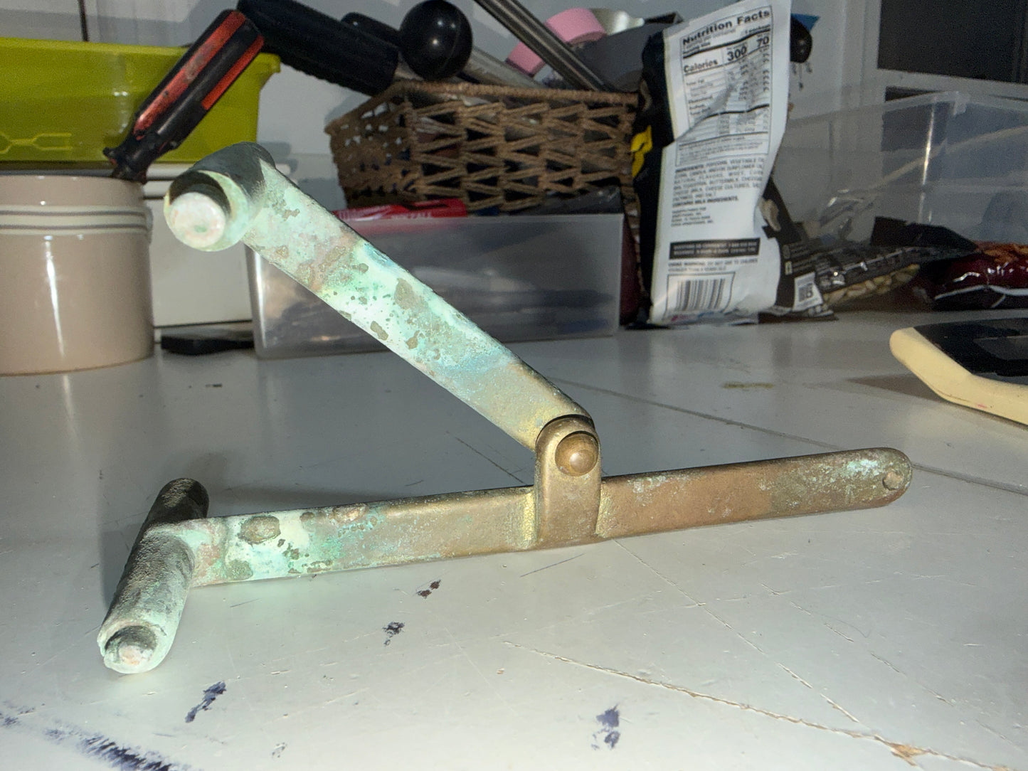 Wilcox Crittenden Adjustable Fuel Key - Tarnished