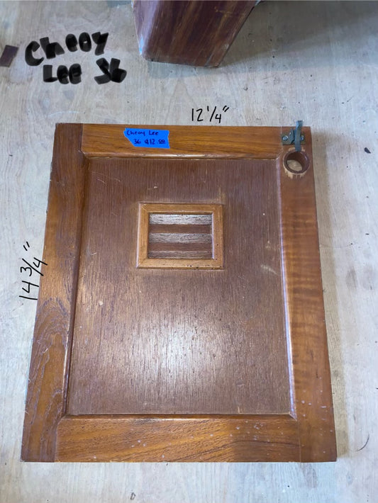 Cheoy Lee 36 Interior Door- OD 14 3/4” Long x 12 1/4” Wide
