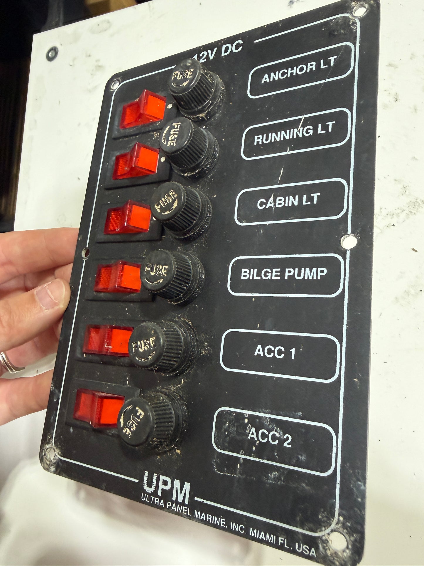 UPM 12VDC Fuse Panel
