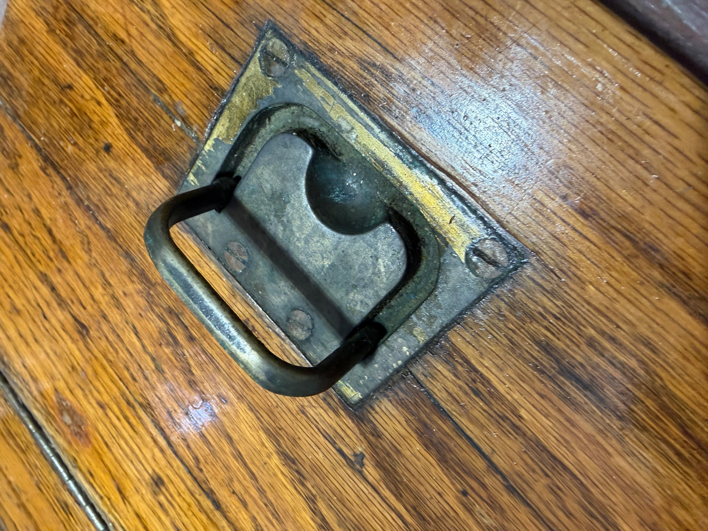 Folding Teak Hatch Board -- #245