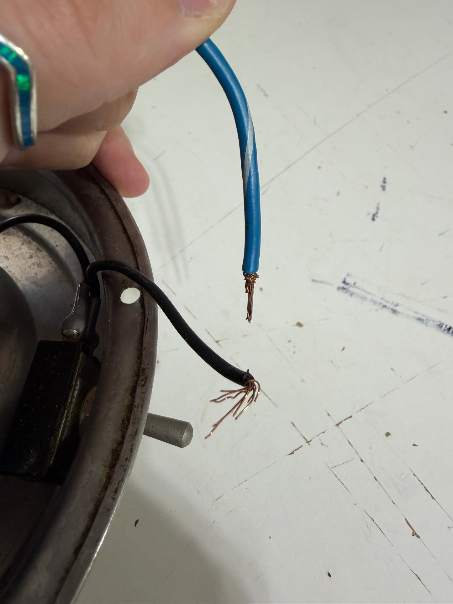 PAIR 6 7/8" Diameter Glass Lense Interior Lights