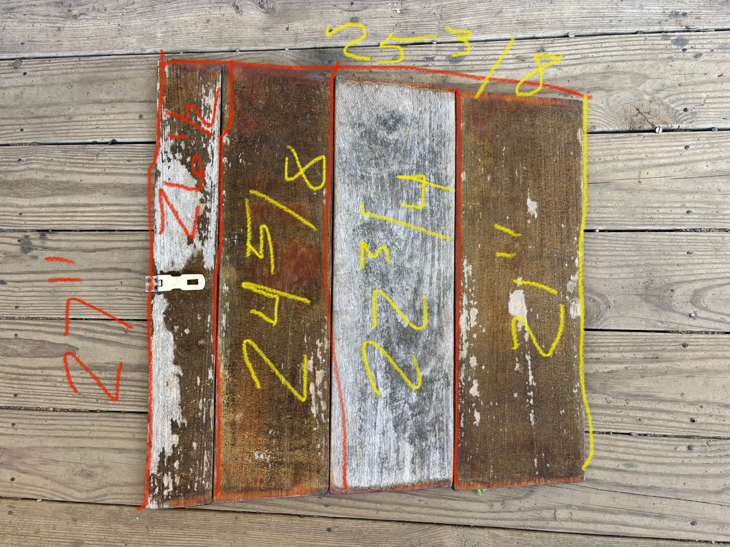 Hunter 30 - 4 Piece Companion Way Boards -- #18