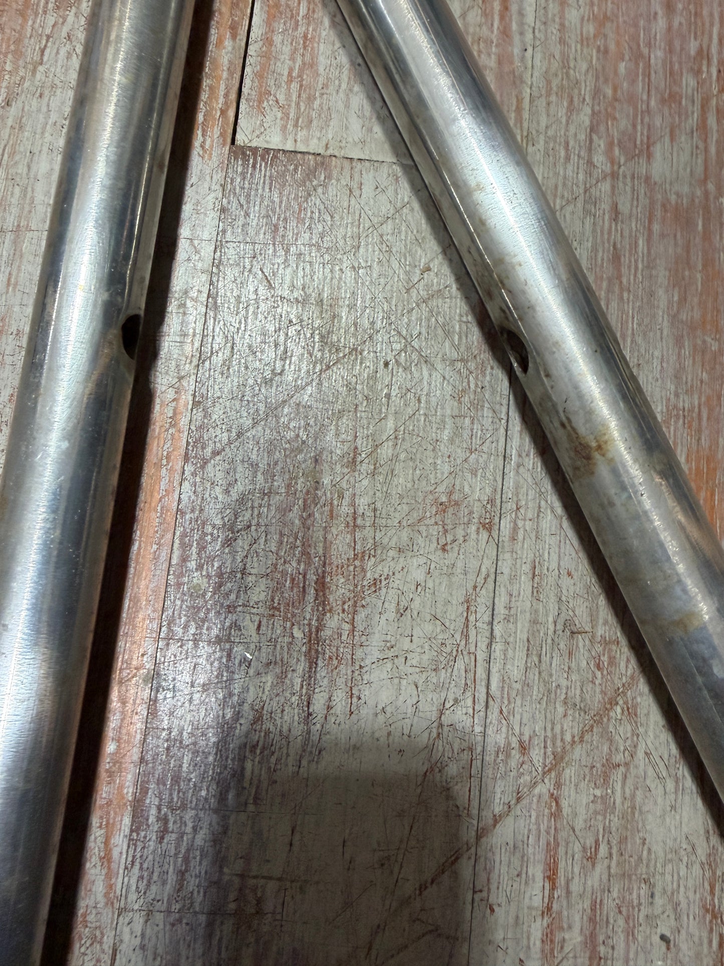 30 3/4" LONG - DOUBLE LIFELINE STAINLESS STEEL STANCHION GATE- NO BASE - RAFIKI 35