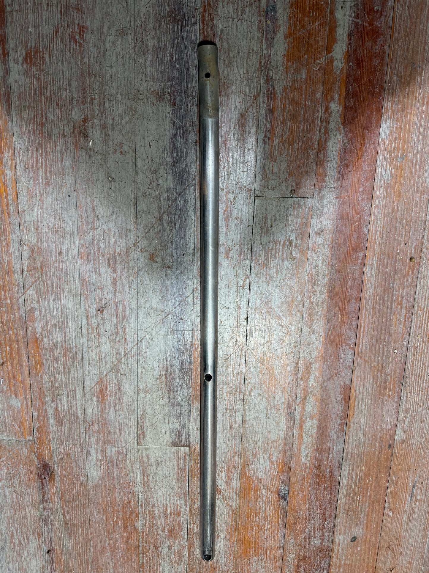 30 3/4" LONG - Double Lifeline Stainless Steel Stanchion - NO BASE - RAFIKI 35