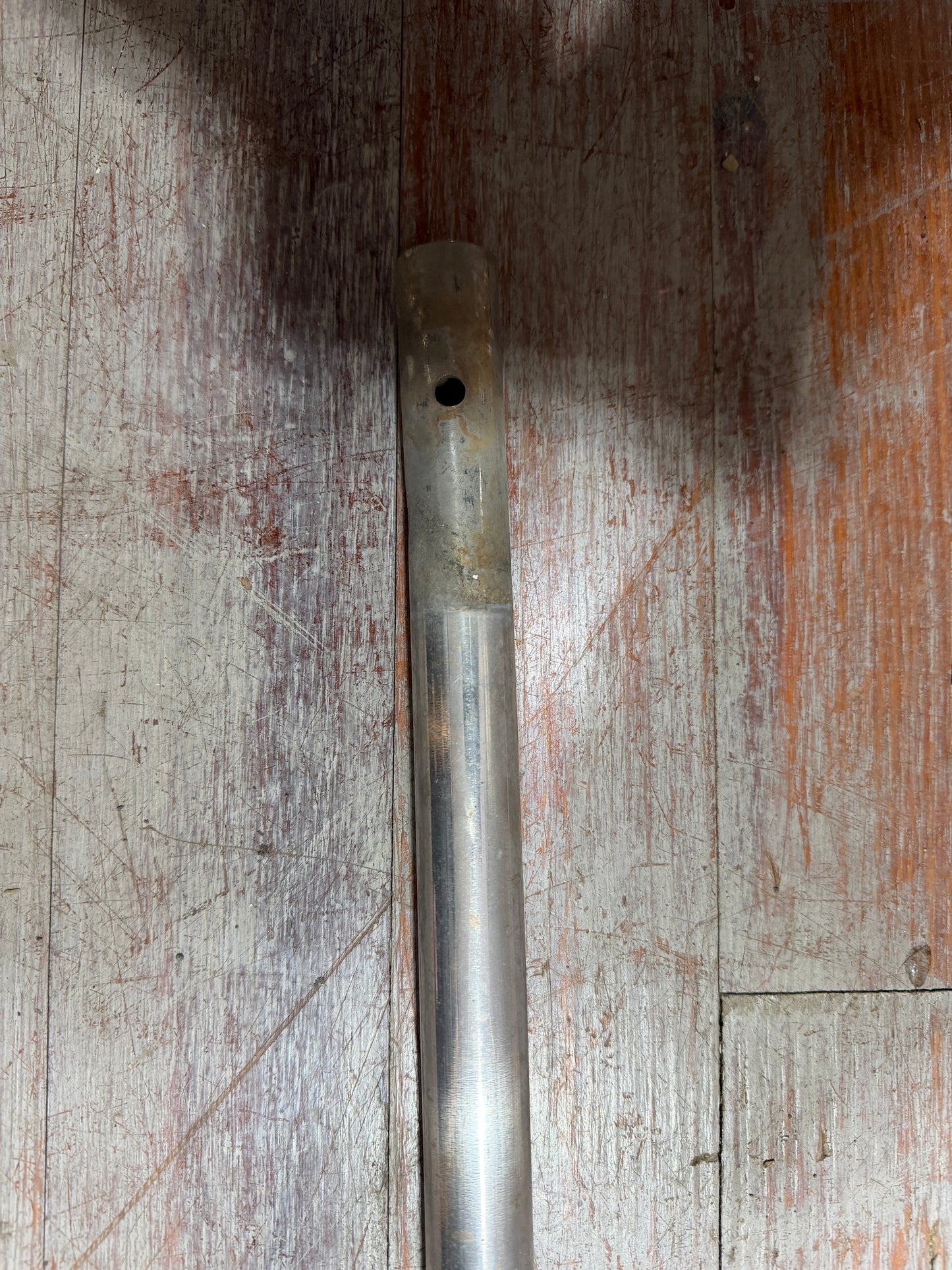 30 3/4" LONG - Double Lifeline Stainless Steel Stanchion - NO BASE - RAFIKI 35