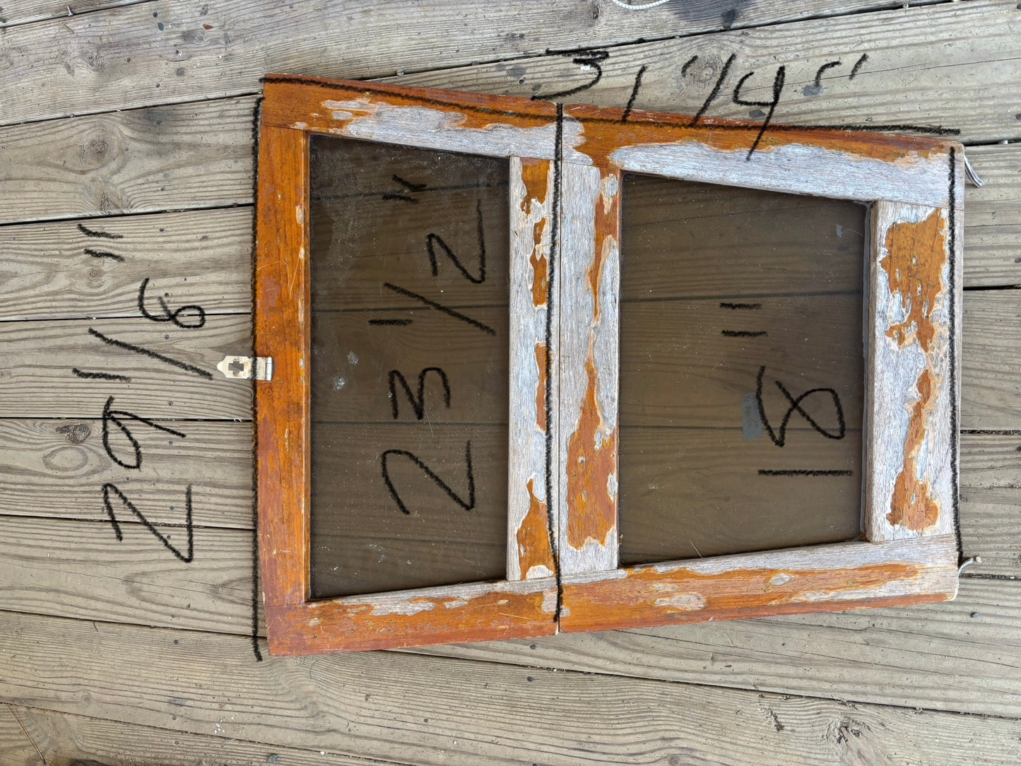 Ericson 27 Hinged Companion Way Boards With Plexi Windows -- #20