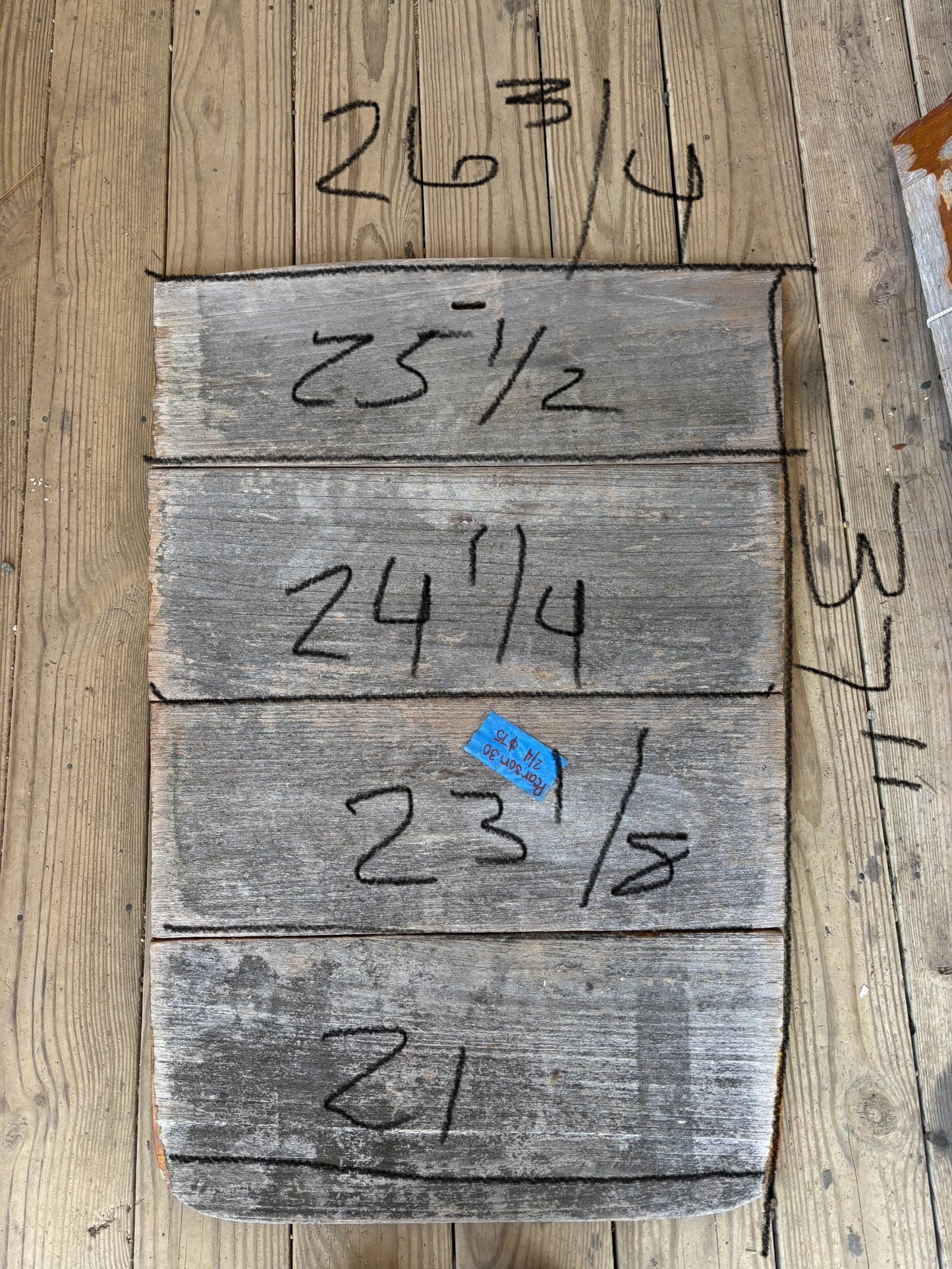 Morgan 415 Out Island 4 Piece Companion Way Boards -- #22