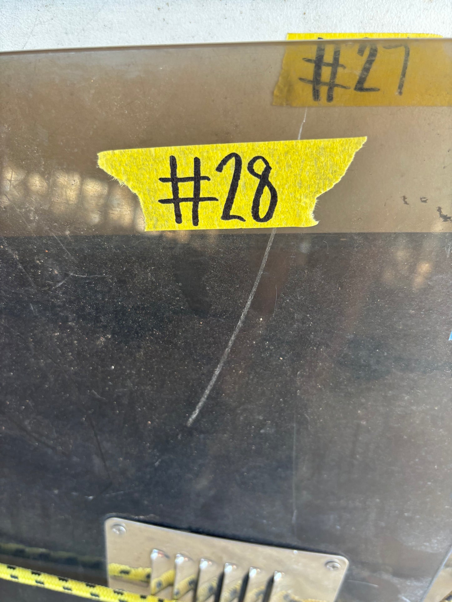 Set of 2 Plexiglass Companion Way Boards OFF Tanzer 26 -- #28