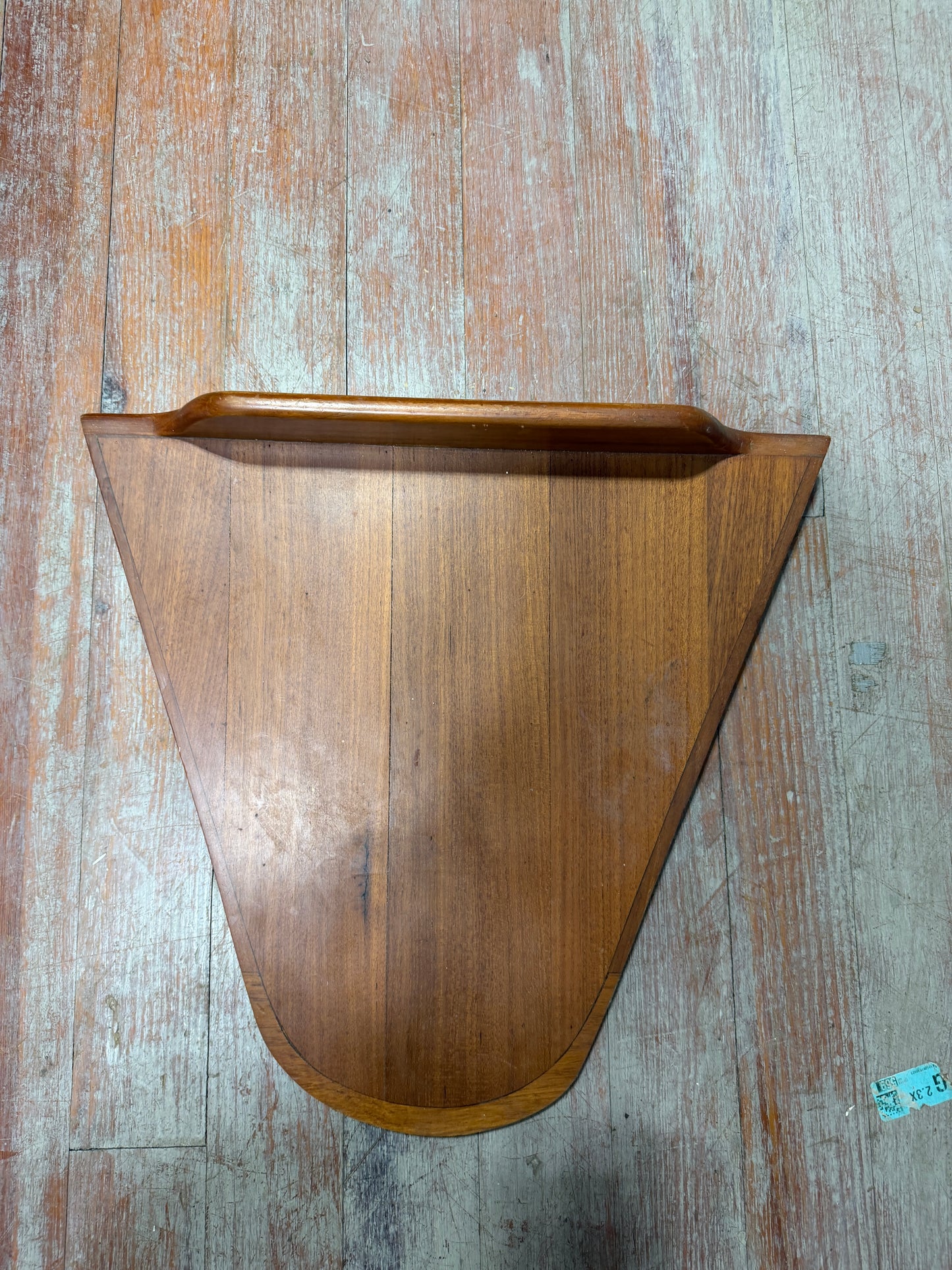 Rounded Triangle Wood Piece - Rafiki 35 -- #246