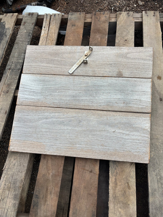 Set of 3 Teak Companion Way Boards OFF Allied Princess  -- #32