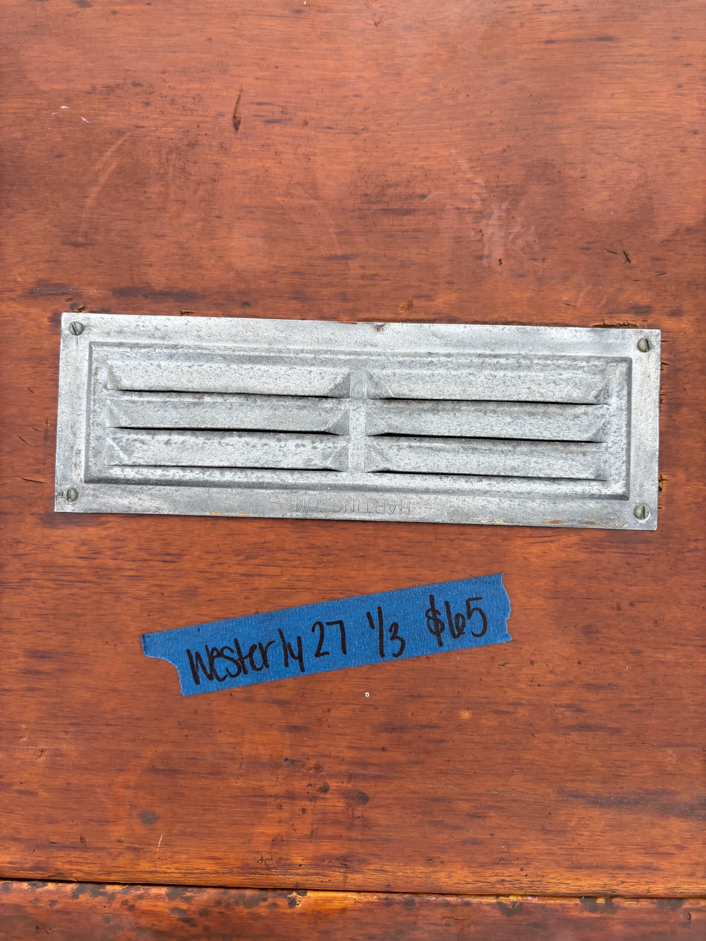 Westerly 27 Set of 3 Companion Way Boards -- #36