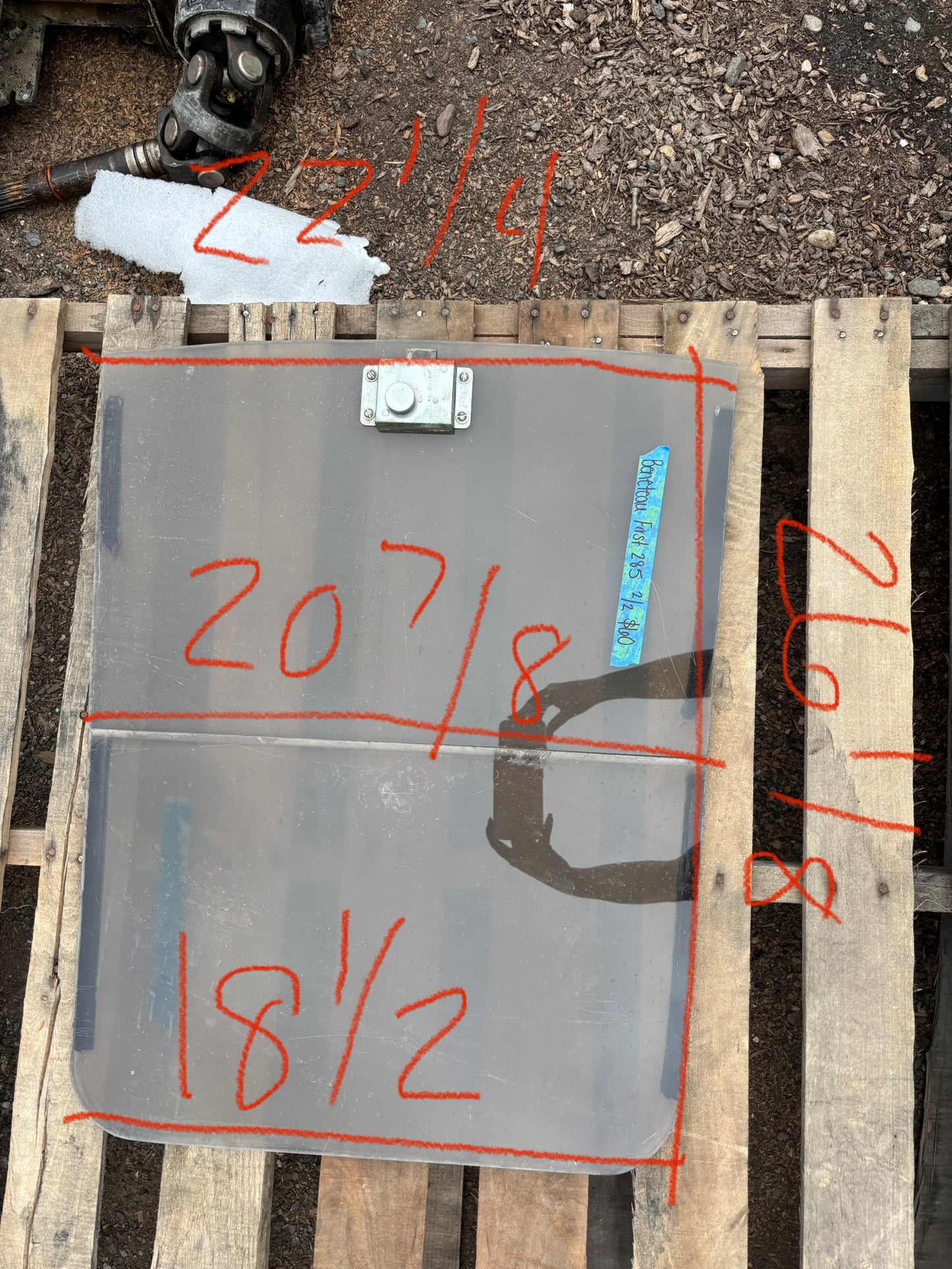 Set of 2 Plexiglass Companion Way Boards Off Beneteau First 285 -- #37