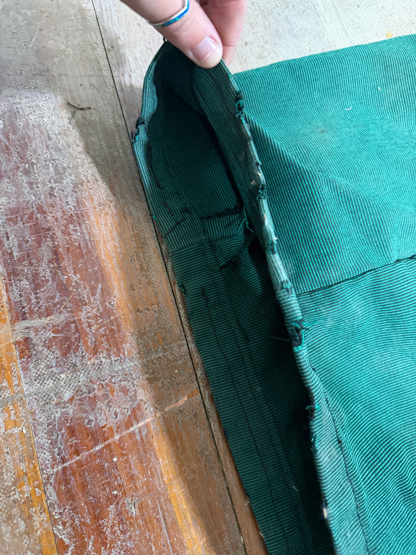 22" Green Canvas Wheel Cover