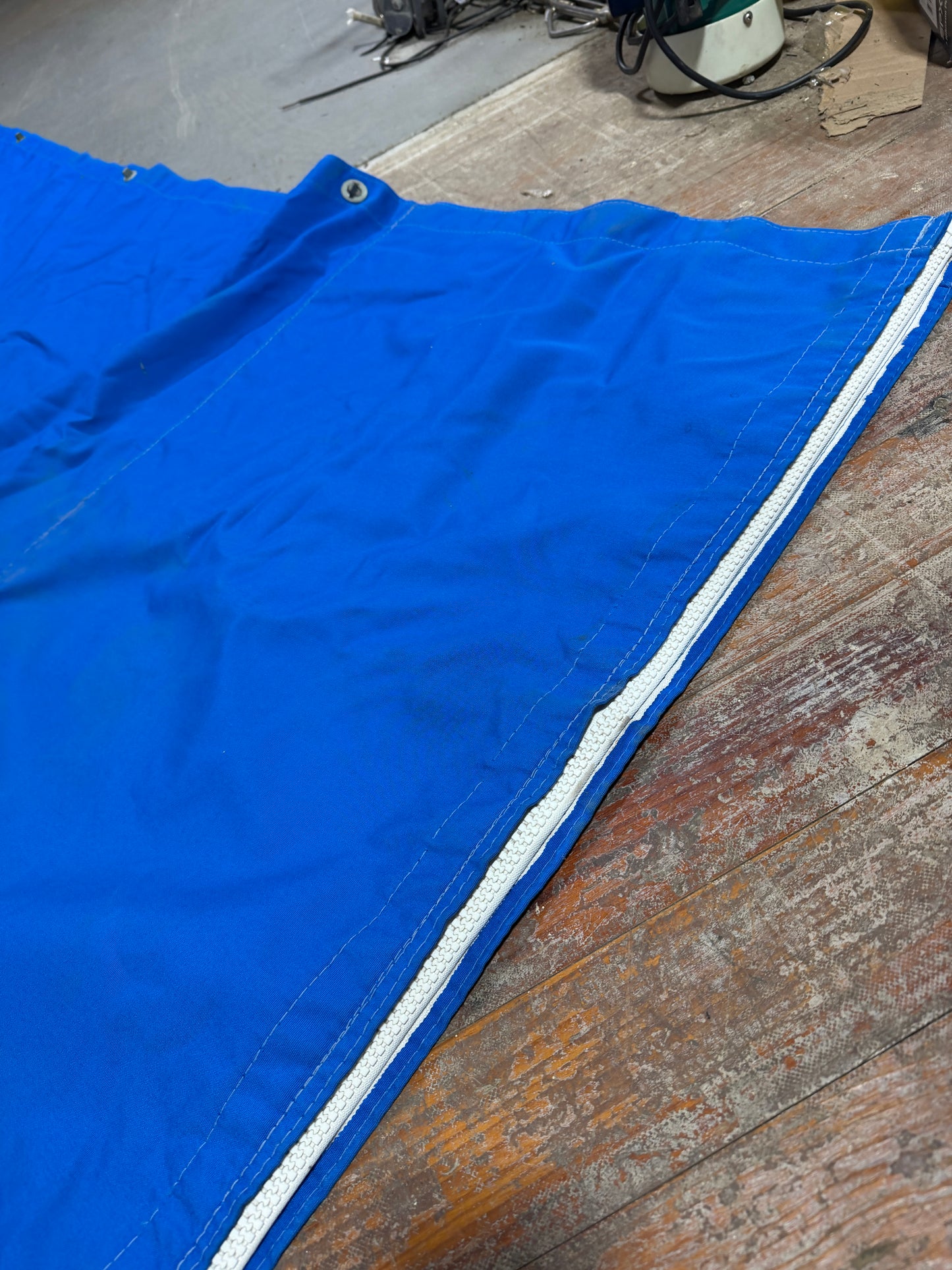 13'3" Pacific Blue Mainsail Canvas Cover OFF Hunter 30