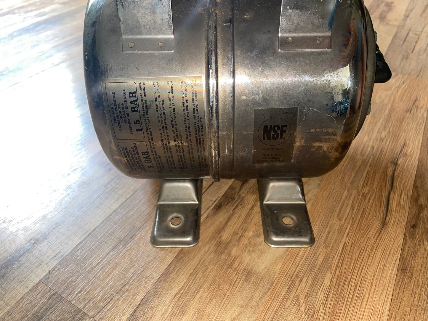 Shurflo ZS000220 Stainless Steel Accumulator Tank