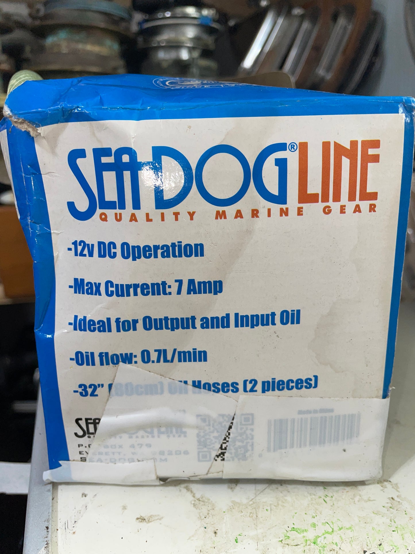 Seadog Line Deluxe Electric Oil Pump - 501070-3 - NEW Missing the Battery Terminal Clips