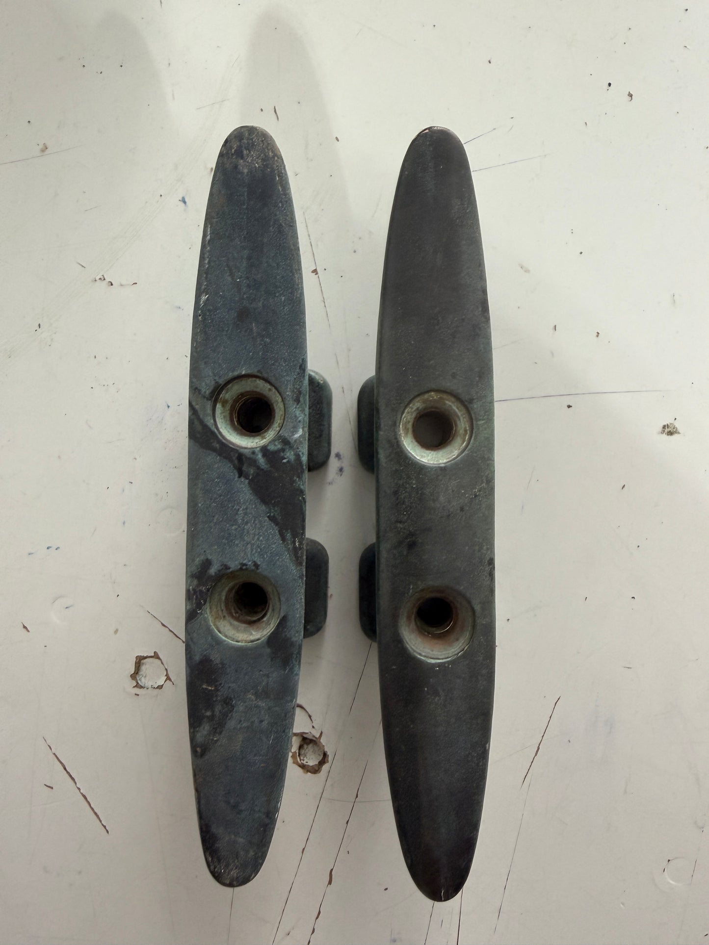 PAIR 5" Bronze Cleats