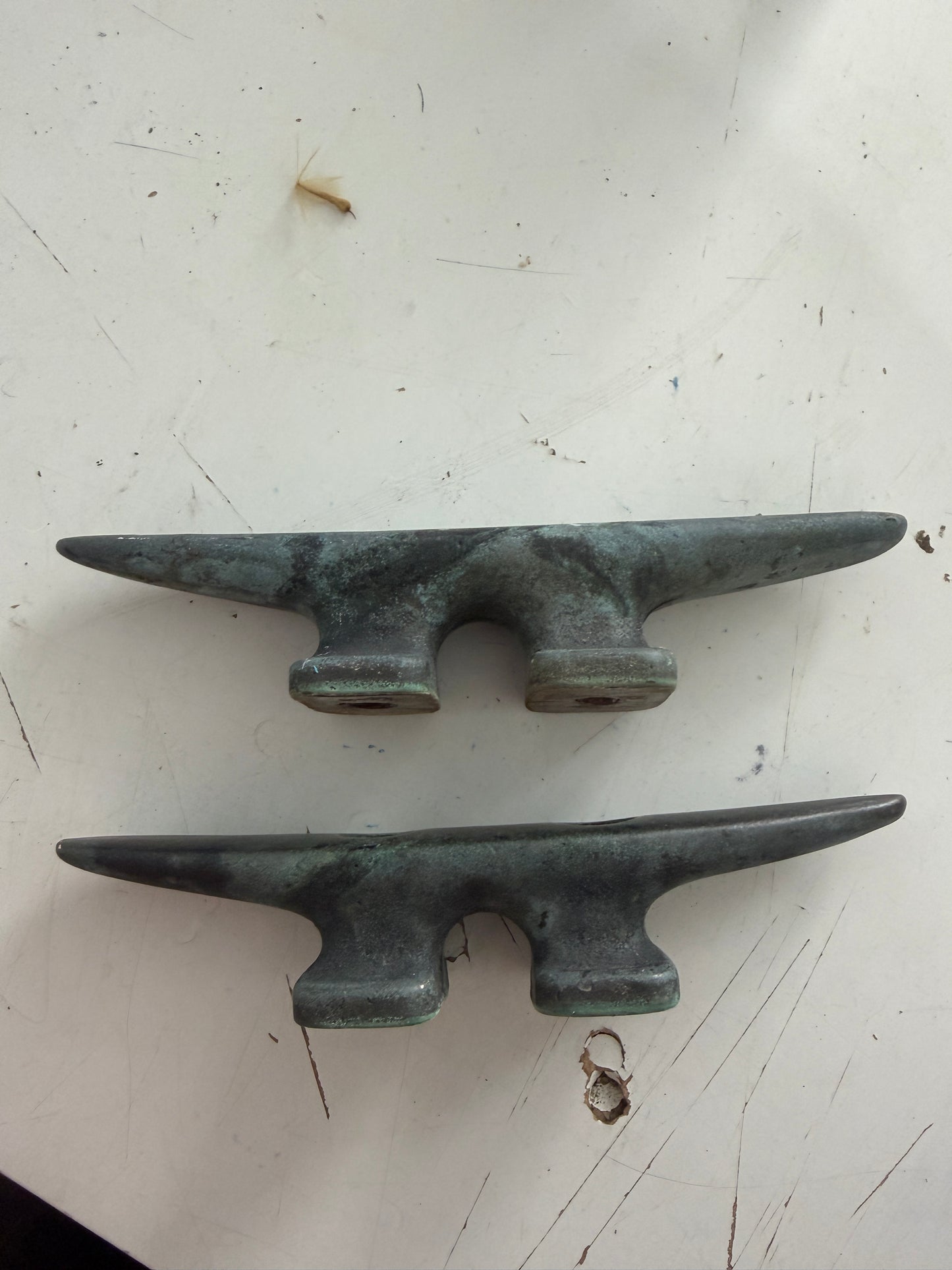 PAIR 5" Bronze Cleats