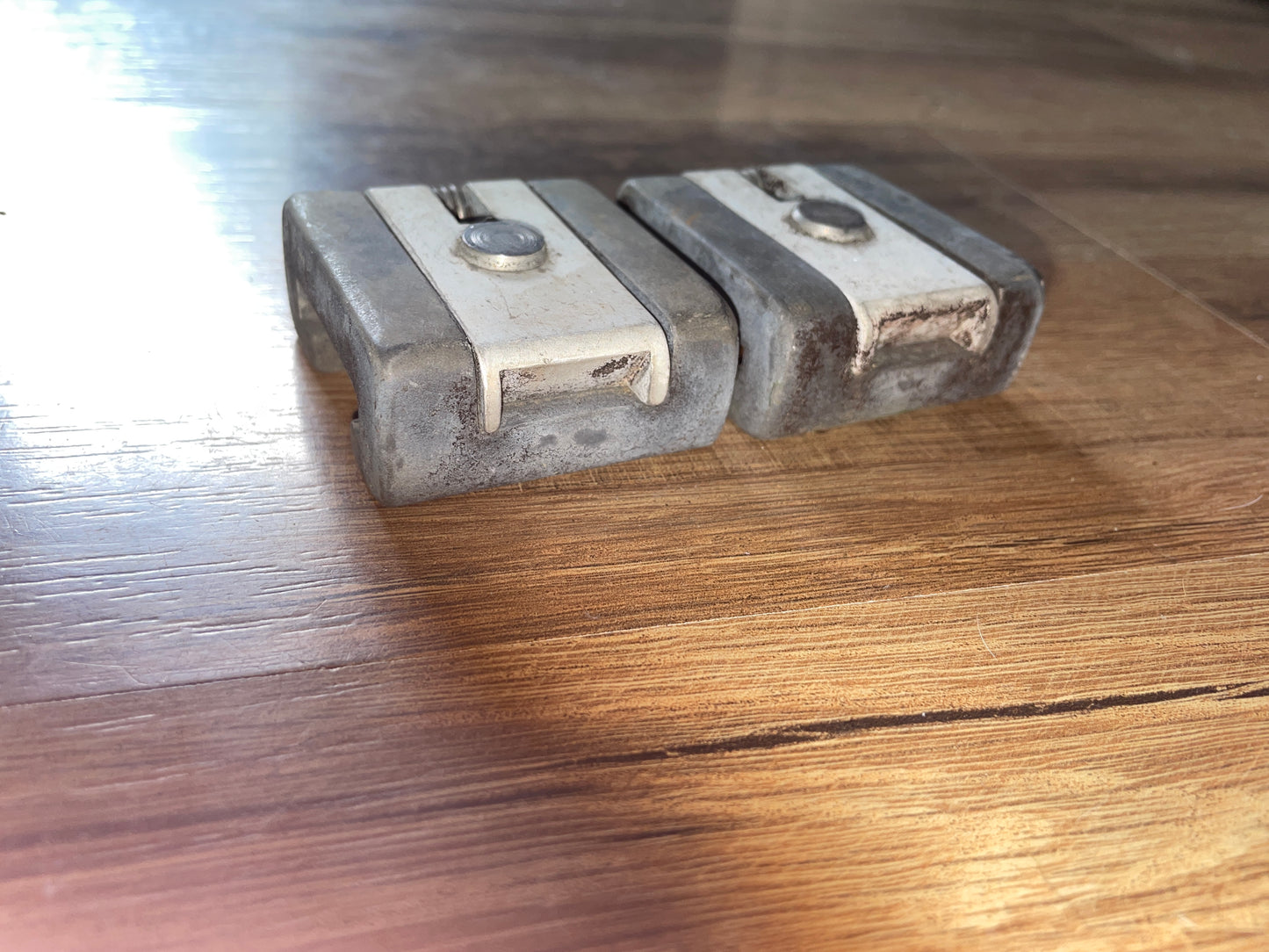 PAIR 1 3/8” Low Profile Pull Top Track Ends