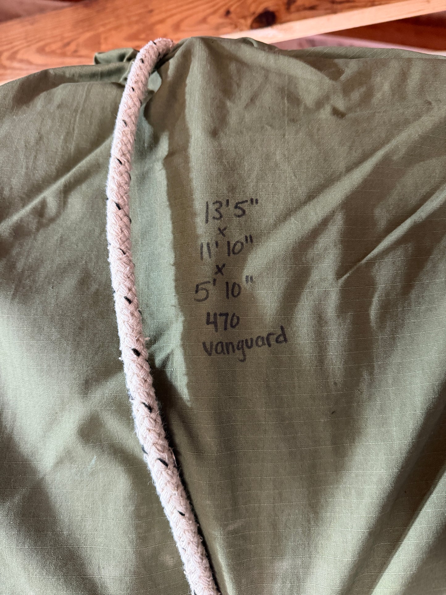 Northern Sail Off A Vanguard 470 Racing Boat- 13’5” x 11’10” x 5’10”