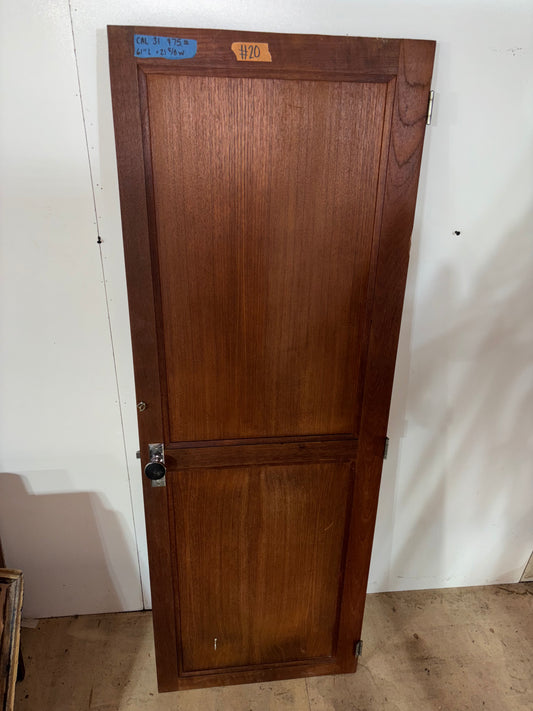 Cal 31 Interior Door - 61" x 21 5/8" x 3/4" -- #20