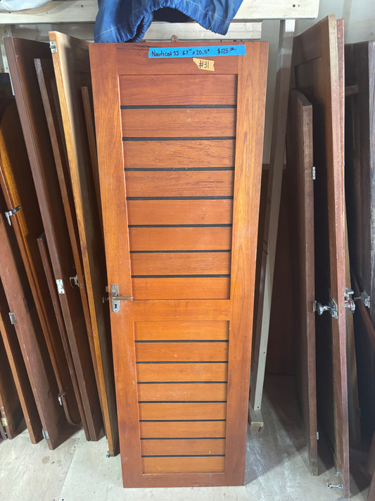 Nautical 33 Interior Door - 67" x 20 1/2" -- #31