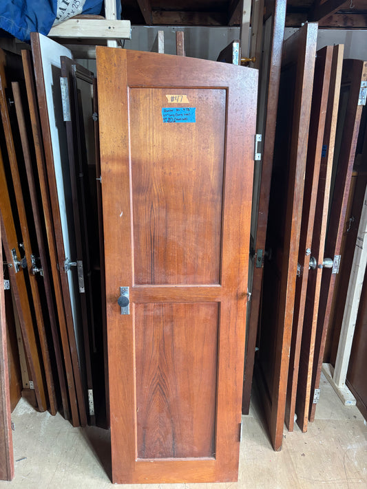 Hunter 30 Interior Door - 67" Longer Side x 64 7/8" Shorter Length x 21 1/8" Wide x 7/8" Thick -- 47