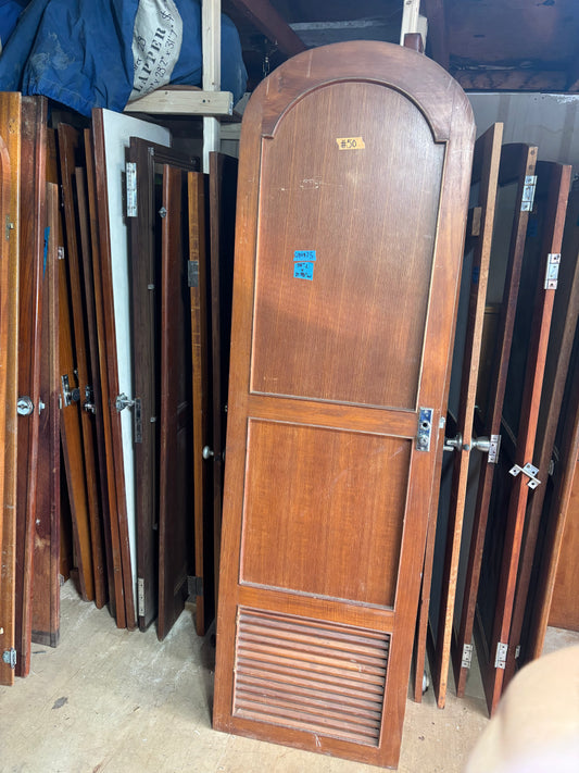 Oval Louvered Interior Door- 74" x 21 7/8" x 1 1/4" -- #50