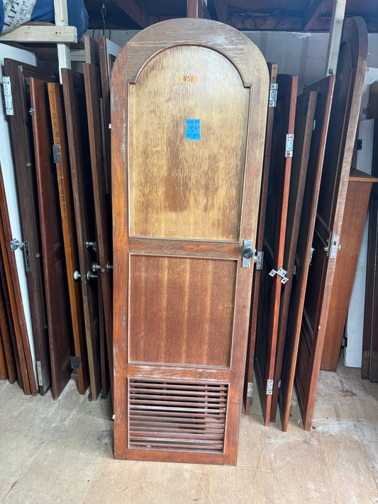 Oval Louvered Interior Door - 71" x 22" x 1 1/4" -- #51