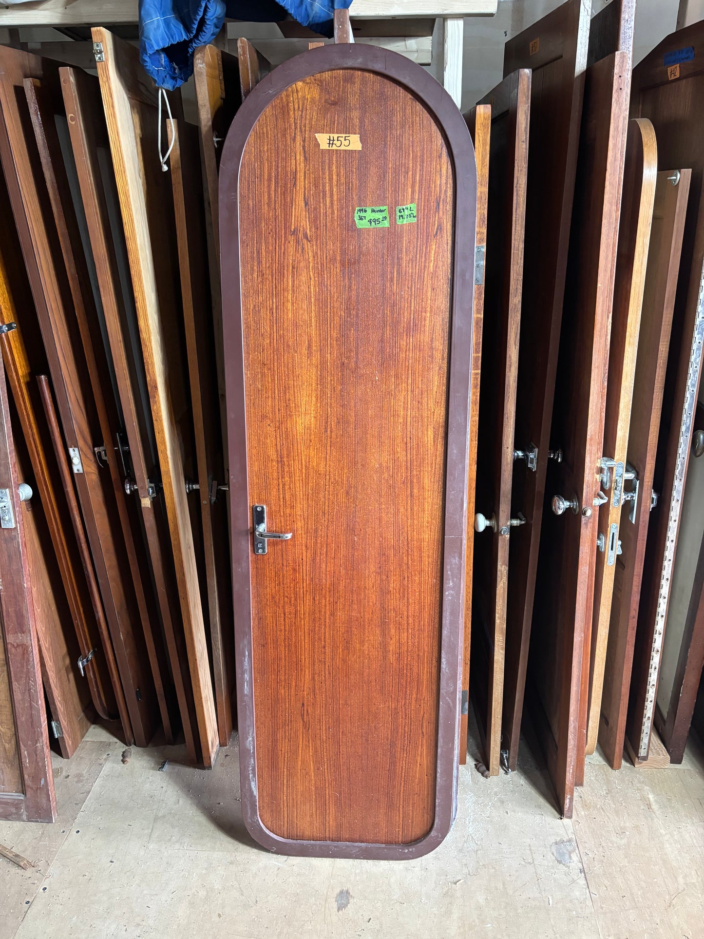 1996 Hunter 367 Interior Door With Metal Frame - 2 SIZES AVAILABLE #54 OR #55