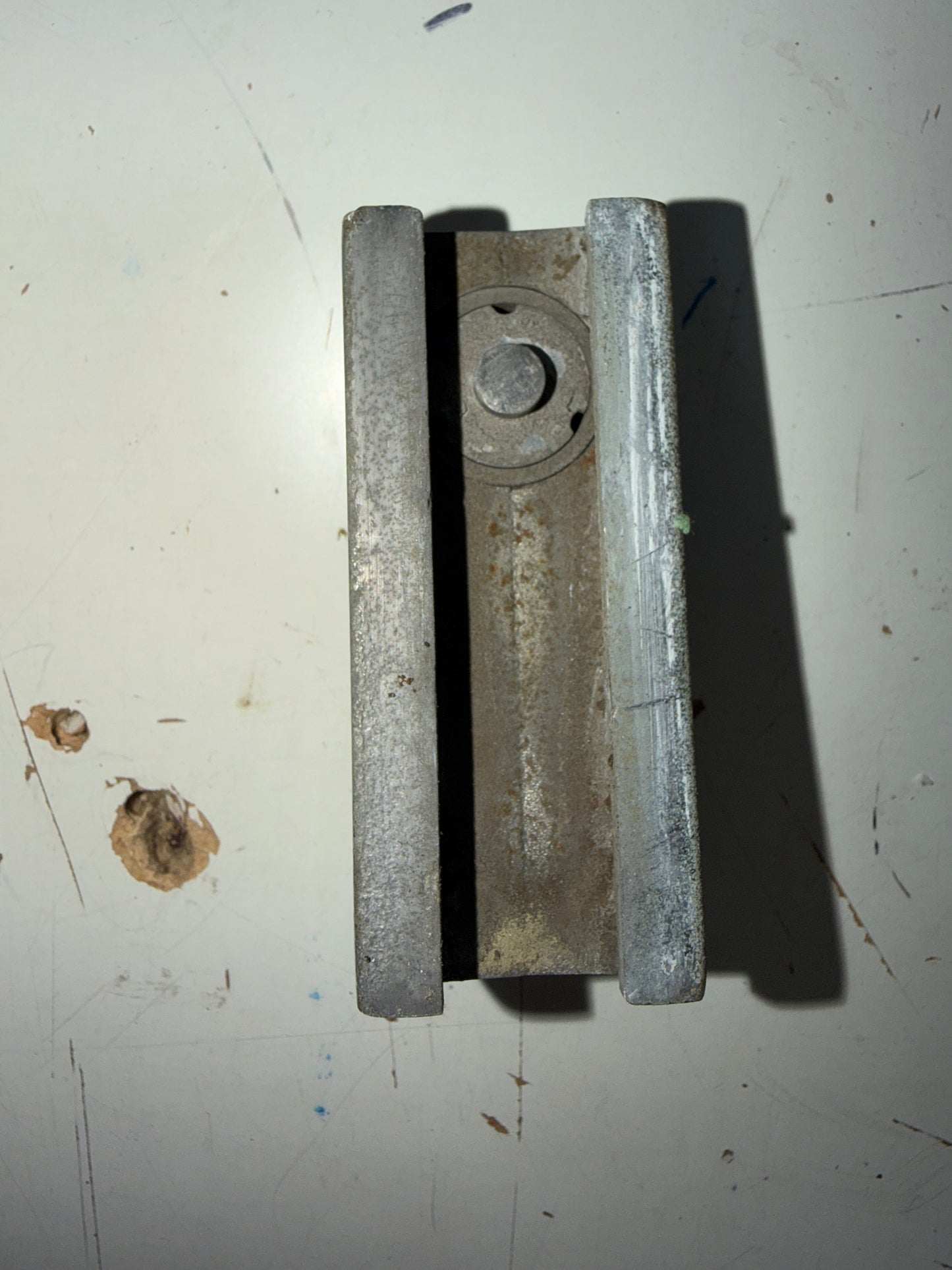 1" Chromed Bronze Track Car