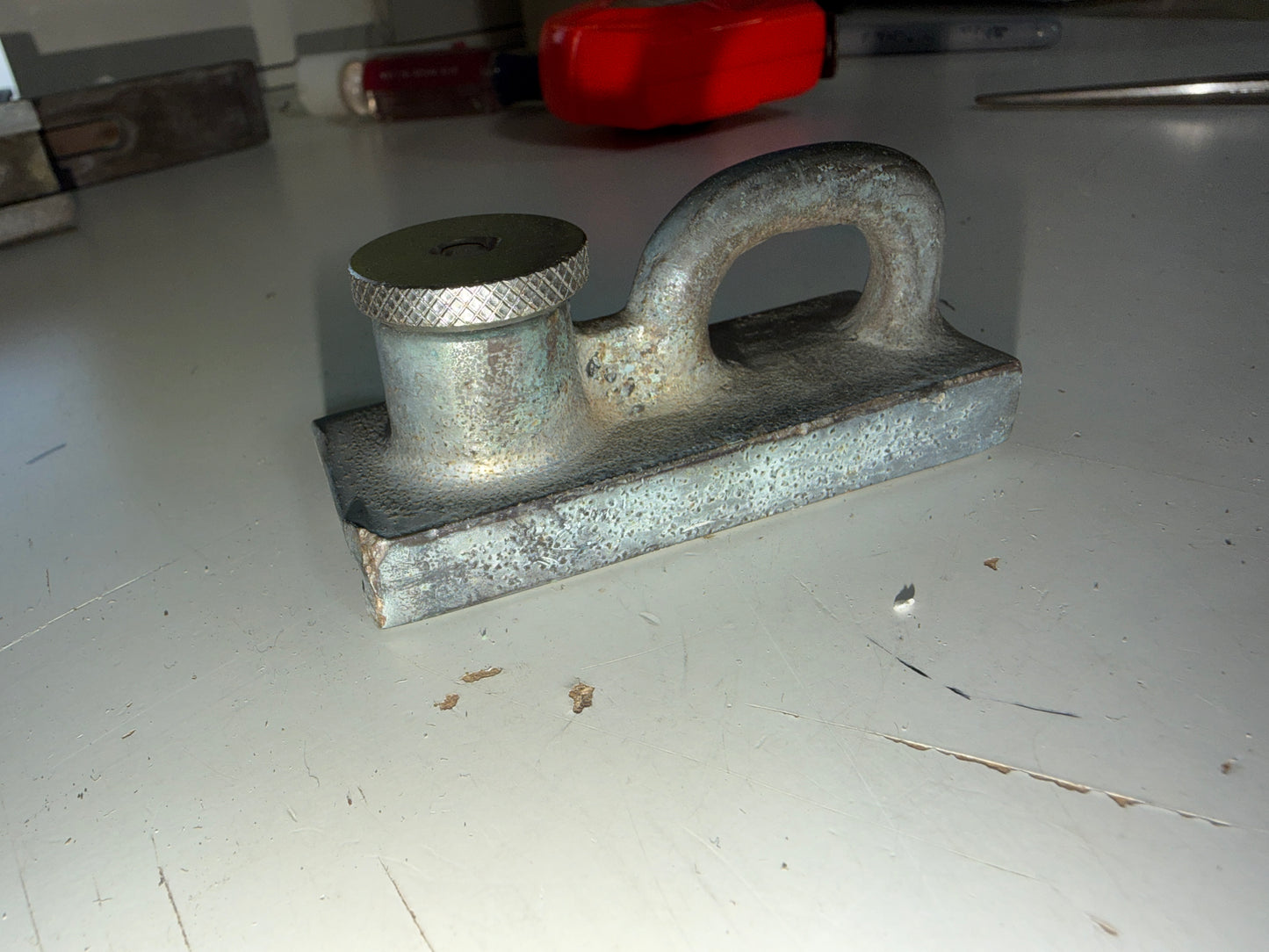 Chromed 1" Pull Top Track Car