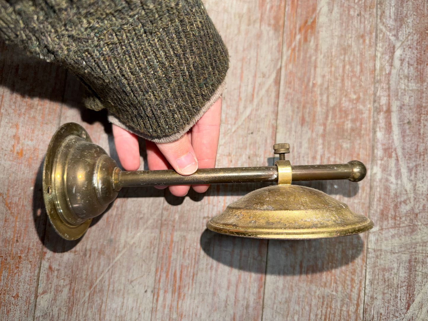 Brass Oil Lamp Deflector