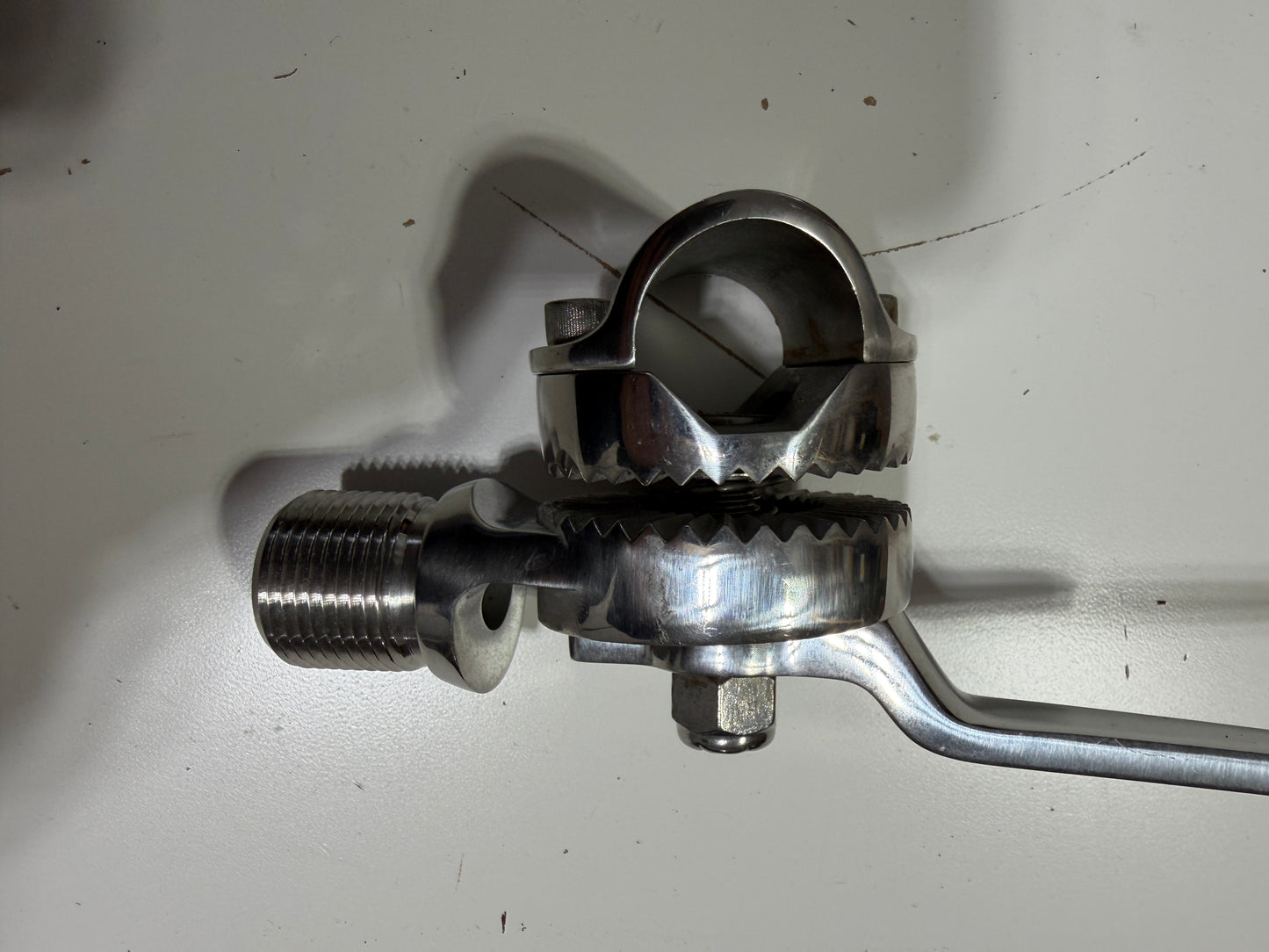 Stainless Rail Mount Antenna Holder