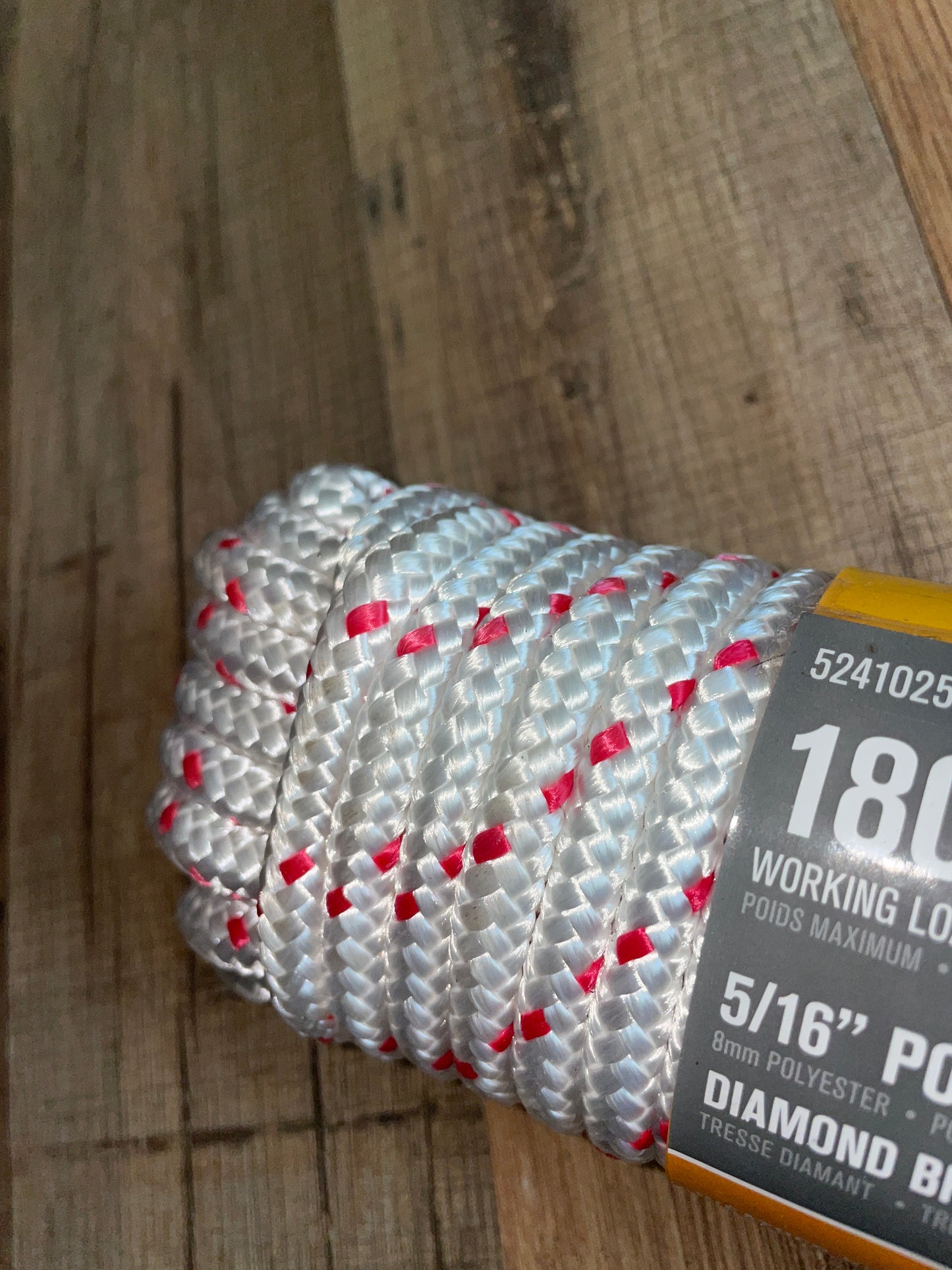 Koch 50’ OF 5/16” Polyester Diamond Braided  Line NEW