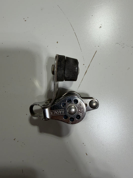 Small Harken Triple Block With Cam Cleat - 1/4" Line