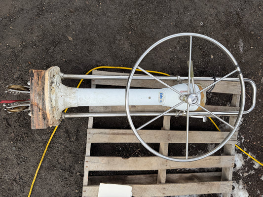 Edson Pedestal With 28" Wheel - 54" Tall Guard