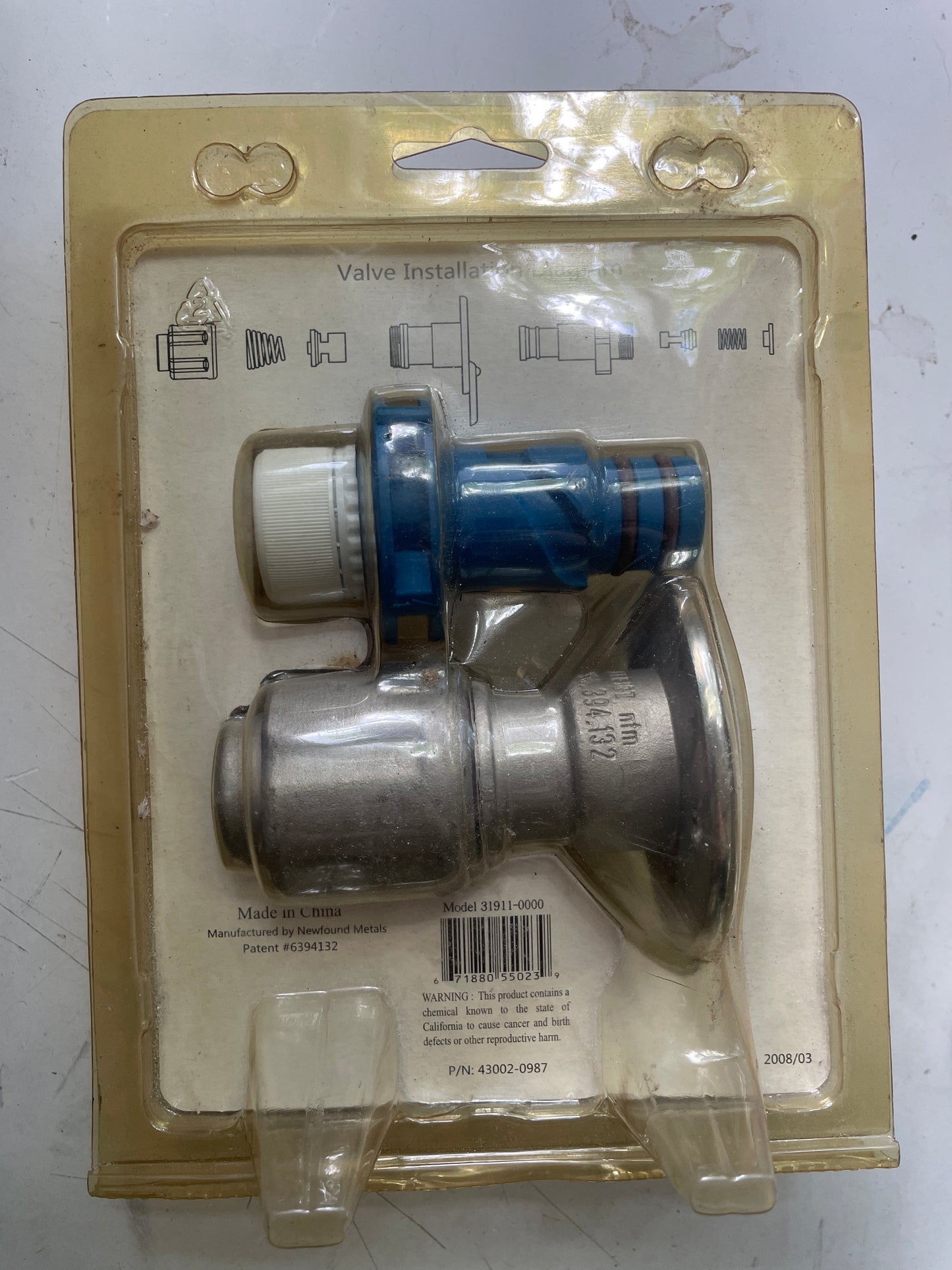 Jabsco Washdown Quick Connect Model 31911-0000 NEW