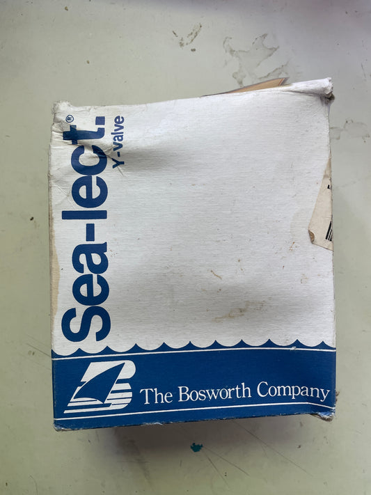 Sea-Lect Y Valve- 1” Valve - 3/4” Hose Adaptors NEW