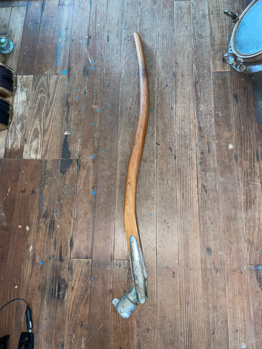 Curved Wooden Tiller With Hardware Off A Ranger 29