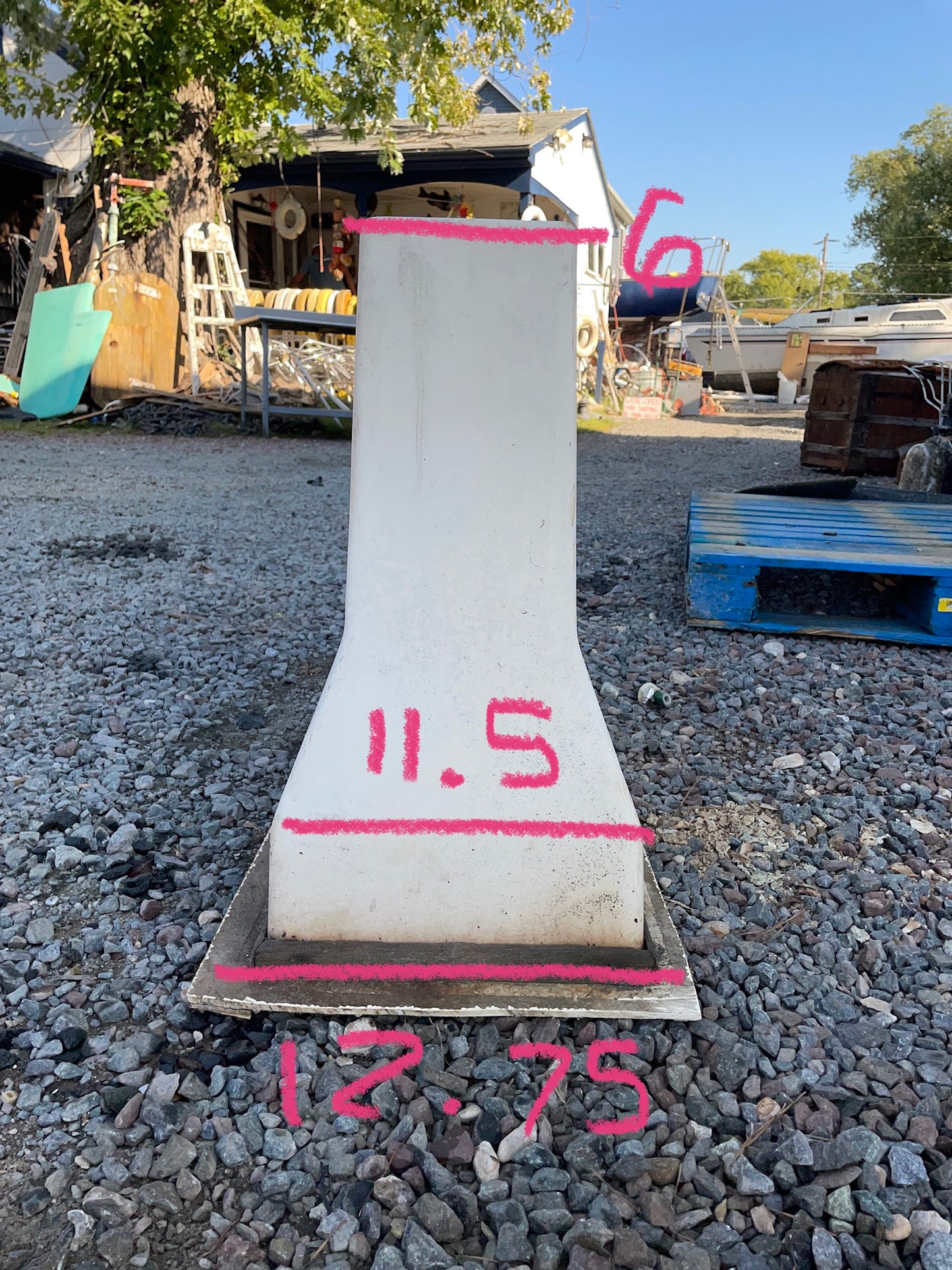Unique Pedestal Off An Allmand 31-1” Shaft