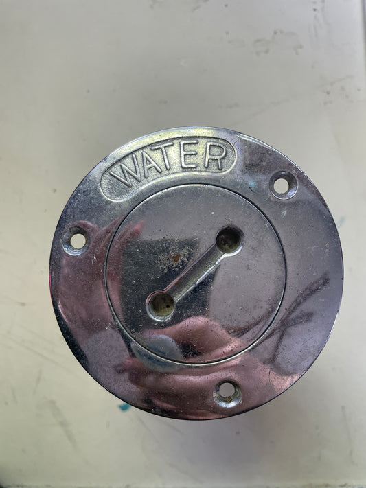 Chromed Bronze Water Deck Plug With Thru Hull 1 1/2”