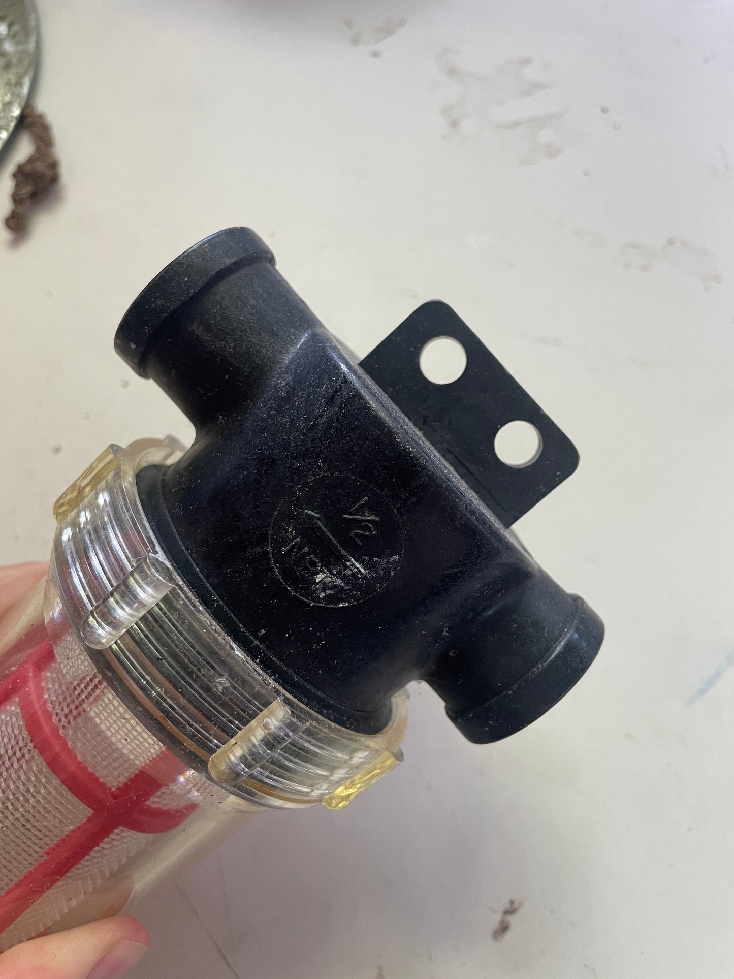 NPT 1/2” Strainer - Polypropylene Nylon Material