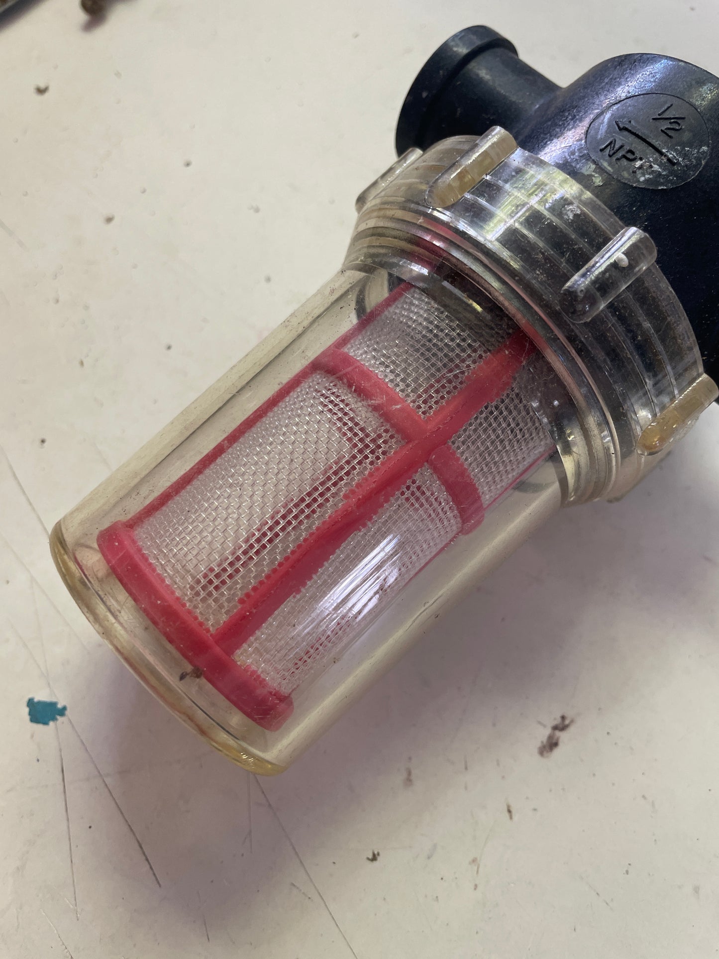 NPT 1/2” Strainer - Polypropylene Nylon Material
