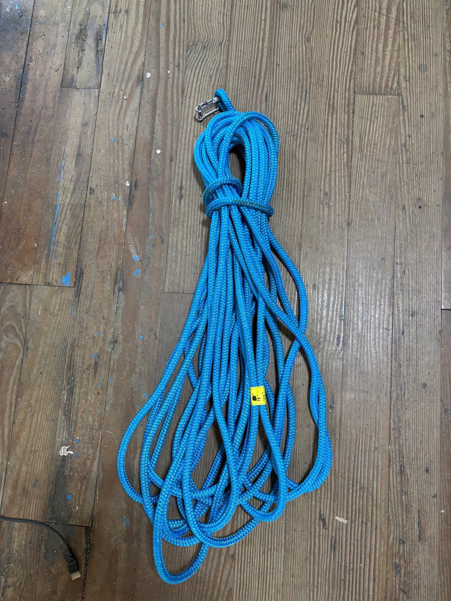 75' OF 1/2" Halyard Line With Shackle