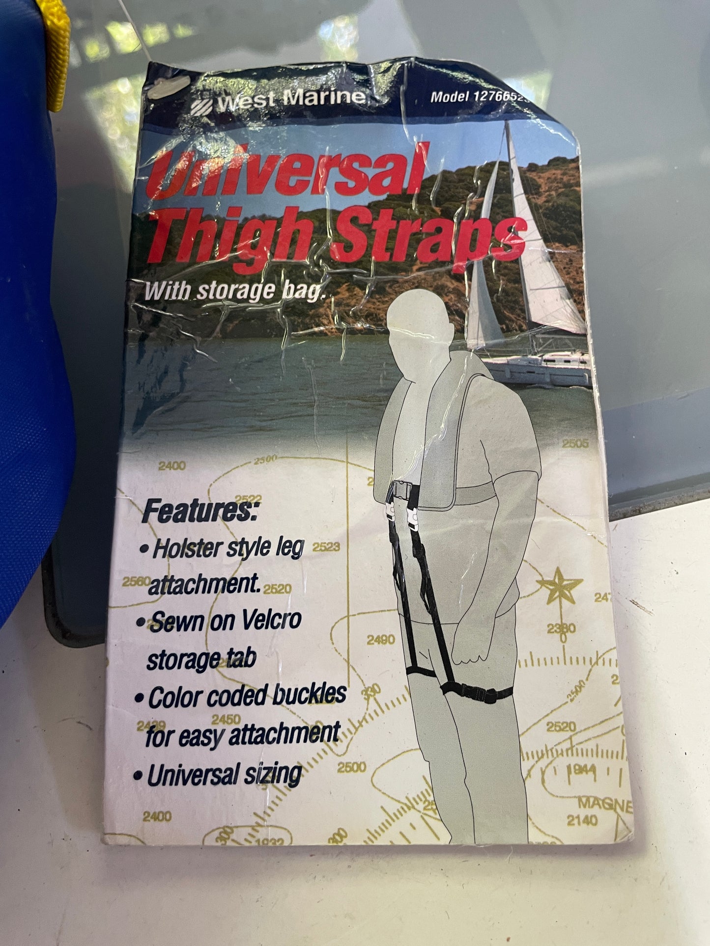 West Marine Universal Thigh Strap MODEL 12766523 - NEW