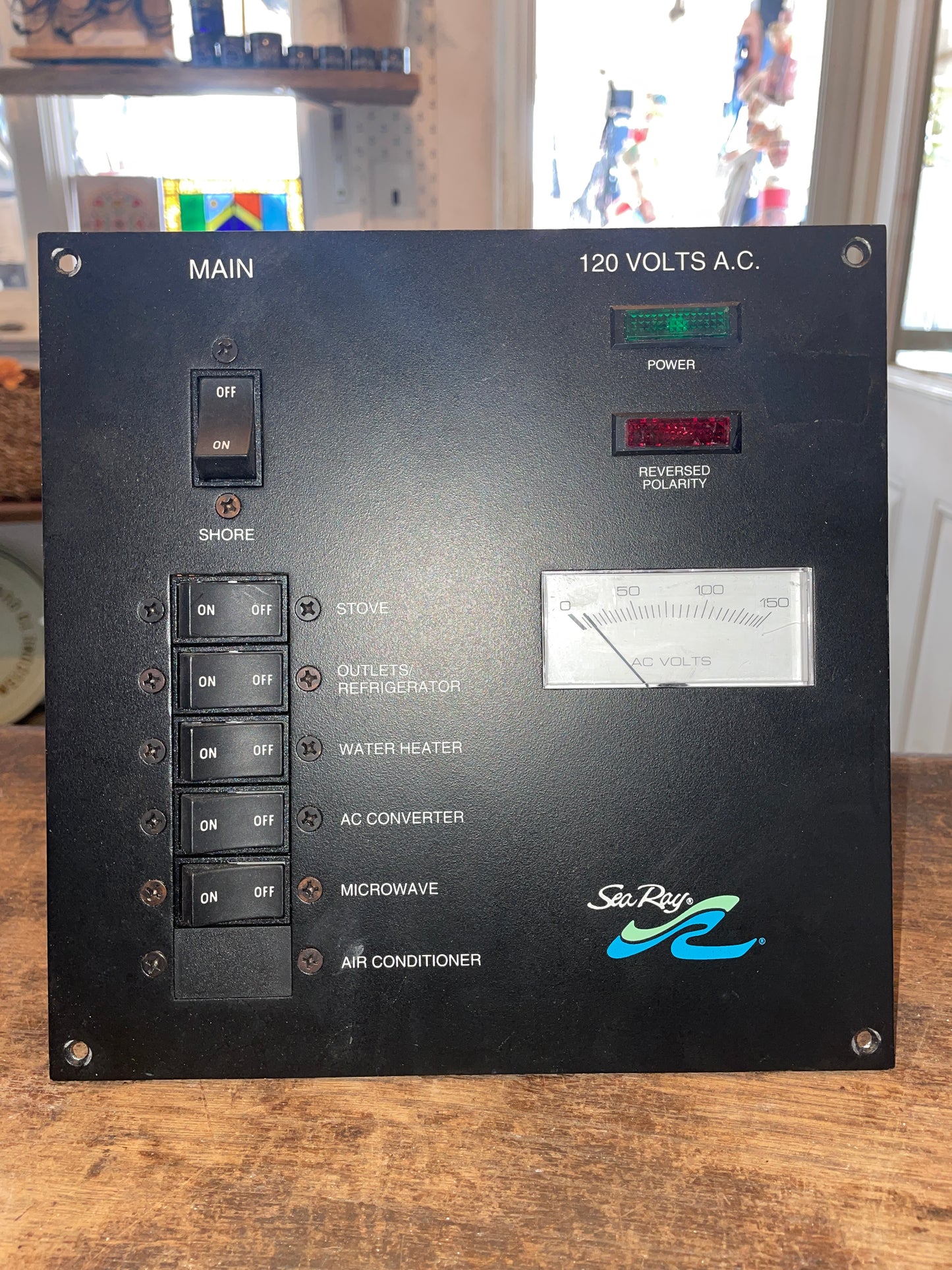 Sea Ray 120. Volts AC Panel- 7 Switch