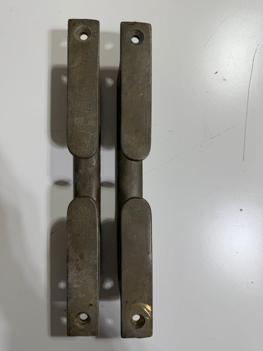 PAIR - 10" Bronze Toe Rail Cleats