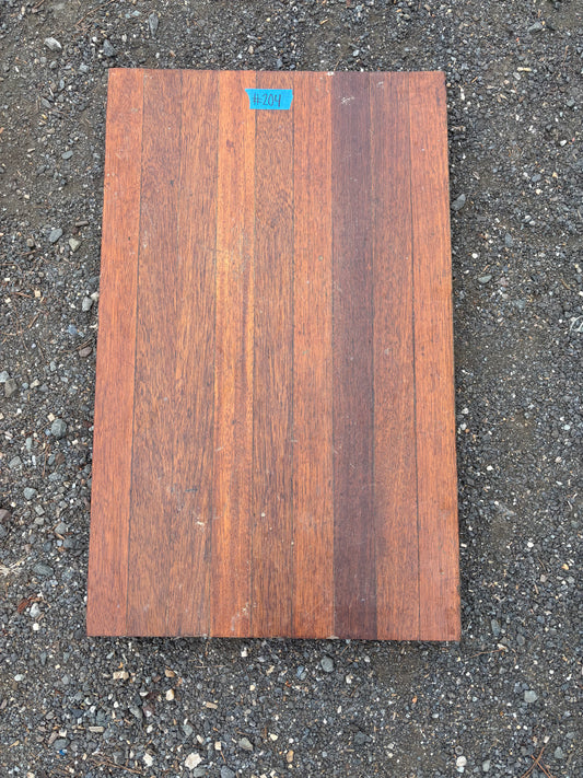 1934 Eisenhower 50' Mahogany Floor Piece - 36 3/4" Long x 22 3/4" Wide x 3/4" Thick -- #204